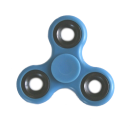 Fidget Spinner, blå