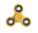 Fidget Spinner, gul