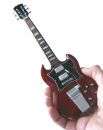 Miniatyr gitarr, Gibson SG-typ, röd